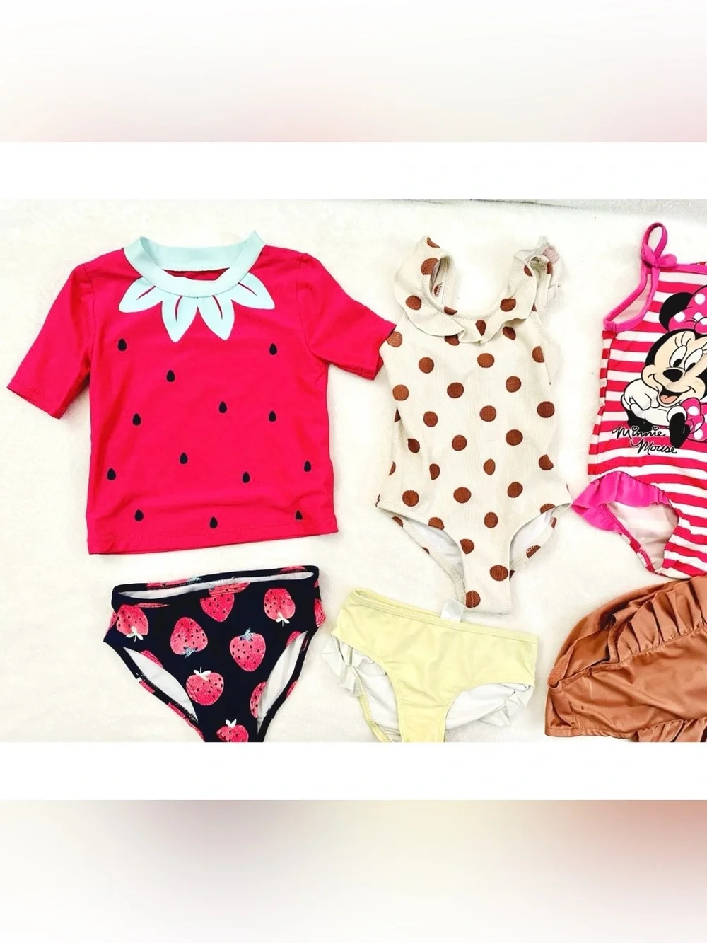 Very Cute Girls Swimsuit Lot Size 3T Disney, ZARA